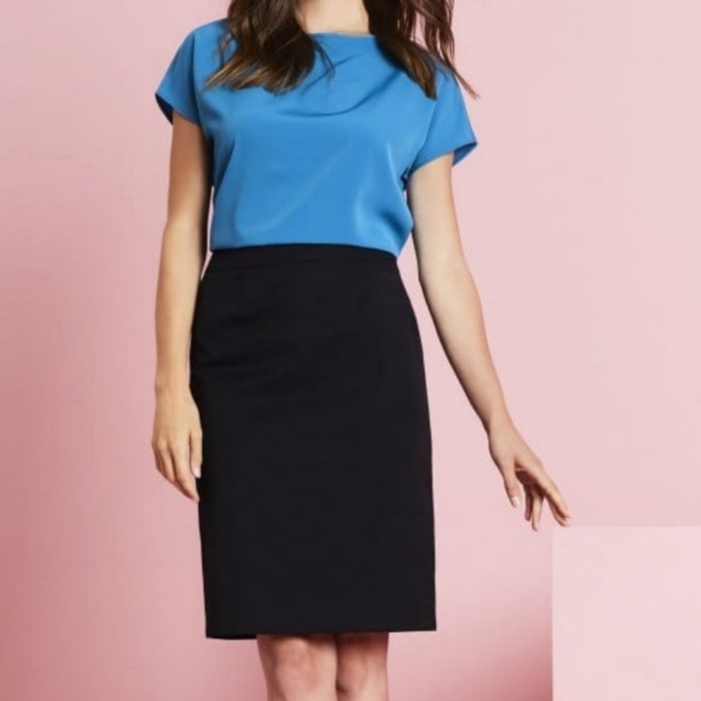 Vintage 2012 Prada Milano Black Pencil Skirt Women’s Italian Size 40 Office Chic